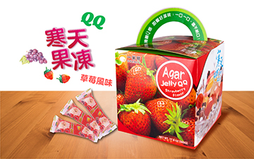 寒天QQ果凍 草莓產品圖